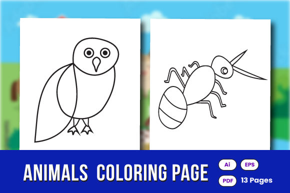 Download Cute Animal Coloring Pages for Children - Children Collection