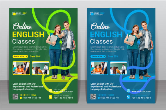 Download Learn English Language Flyer Design - Learn english Collection