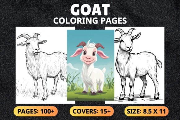 Download Goat Coloring Pages for Kids - Goat coloring pages Collection
