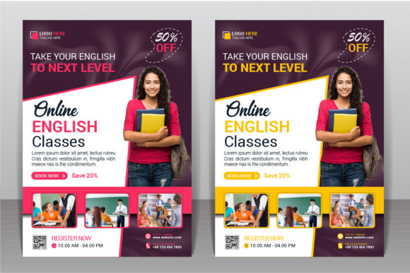 Download Learn English Language Flyer Design - Learn english Collection